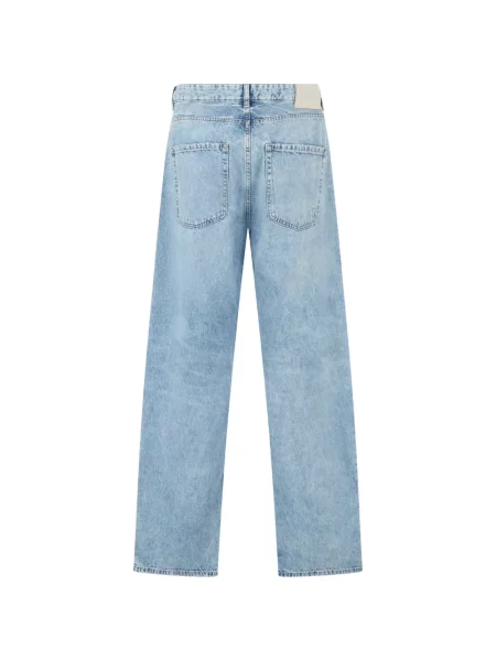Blugi cu picior larg Icon Denim albastru