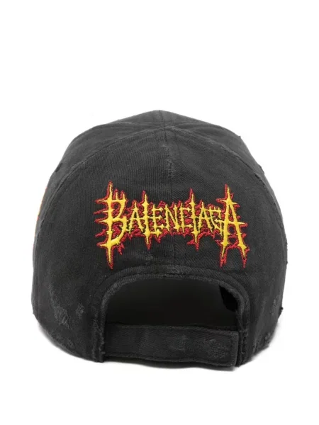 Κασκέτο Balenciaga με κέντημα μαύρο