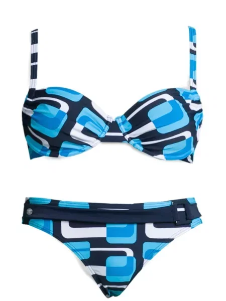 KangaROOS Bikini modra bela