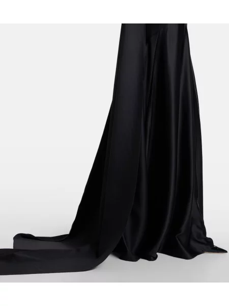 Rochie Solace London din satin negru