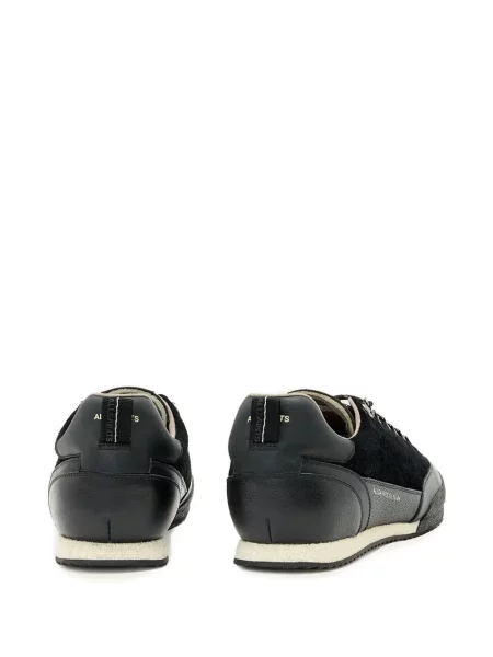 Sneakerși Allsaints din piele de căprioară negru
