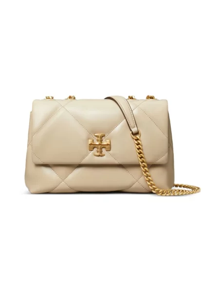 Torebka Tory Burch skórzana szara