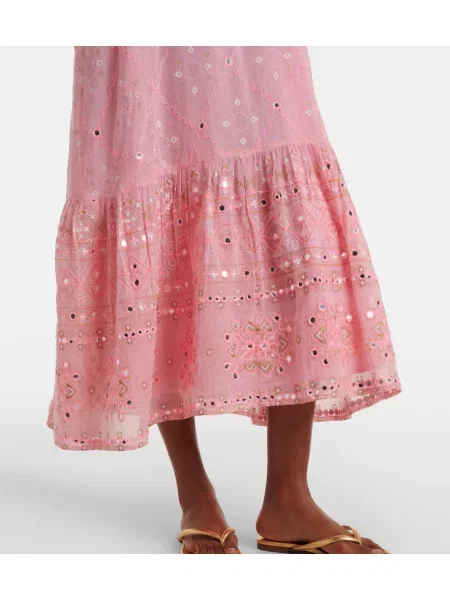Rochie midi Juliet Dunn roz