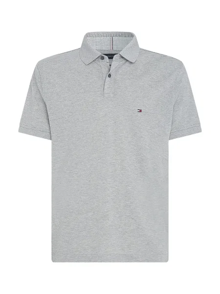TOMMY HILFIGER Tricou Regular Fit albastru marin / gri amestecat / roșu alb