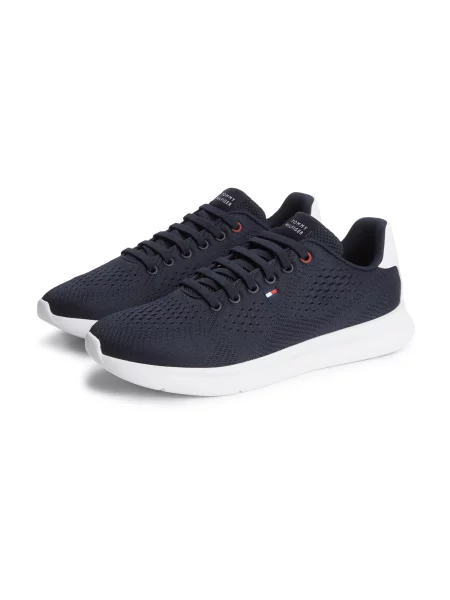 TOMMY HILFIGER Nízke tenisky námornícka modrá biela