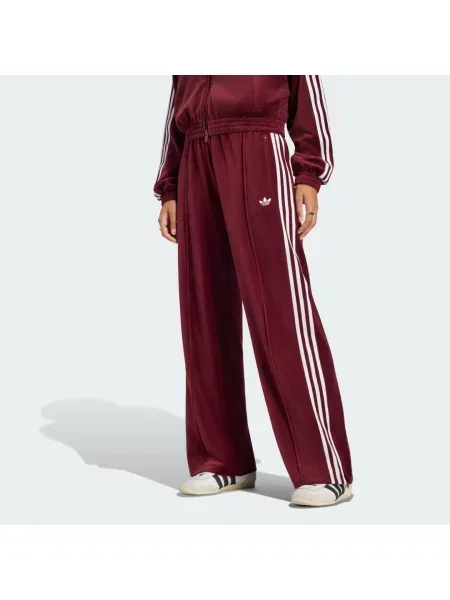 SPODNIE DRESOWE PLEATED VELOUR czerwone