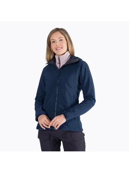 Helly Hansen дамско софтшел яке Paramount Hood тъмно синьо