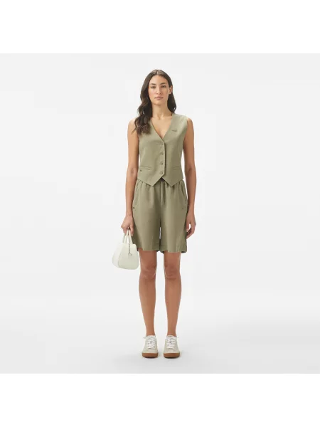 Lacoste Szorty Regular Fit Khaki zielony
