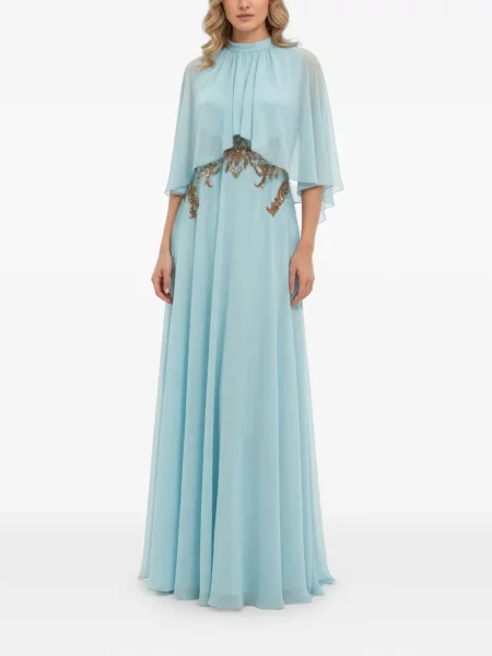 Rochie Saiid Kobeisy cu paiete de costum albastru