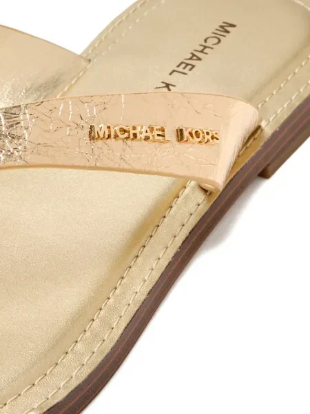 Chiloți tanga Michael Kors din piele maro