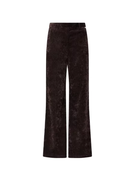 Pantaloni Liu Jo de catifea maro
