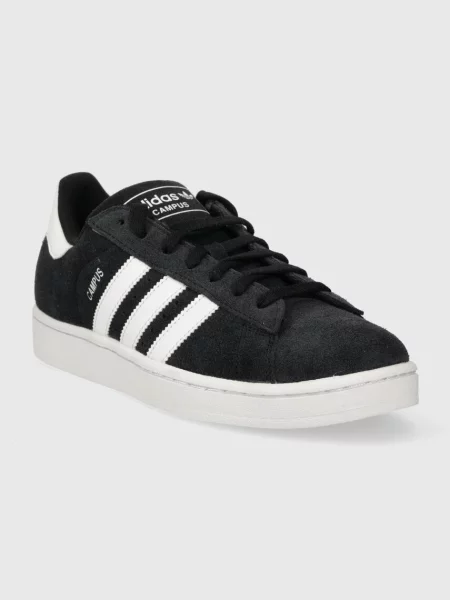 Superge iz semiša adidas Originals Campus 2 črna