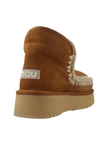 Mini botine Mou cu platformă mini maro