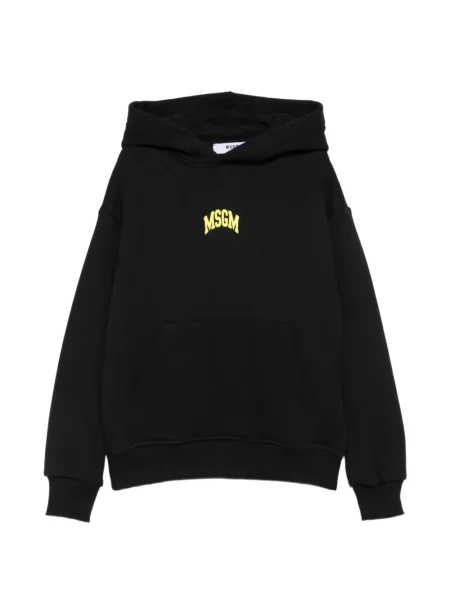Bluza z kapturem dziecięca Msgm czarna