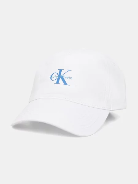 Calvin Klein Jeans baseballová čepice bílá