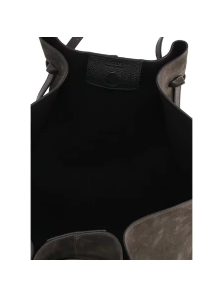 Yuzefi torebka shopper zamszowa MOCHI brązowa