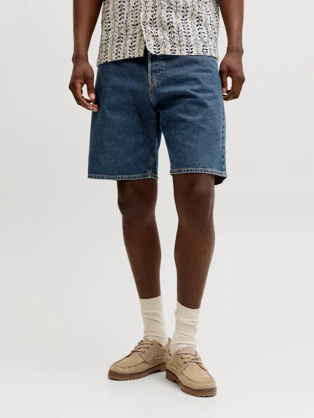 JACK & JONES Džinsai JJITONY JJORIGINAL tamsiai džinso mėlyna