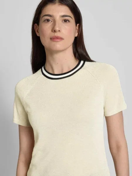 Sweter z prążkowanym okrągłym dekoltem Jake*s Collection
