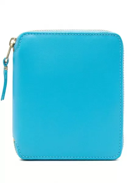 Portofel Comme Des Garçons Wallet din piele albastru