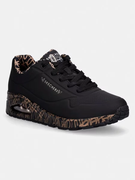 Dámske topánky SKECHERS Uno Loving Love black čierna