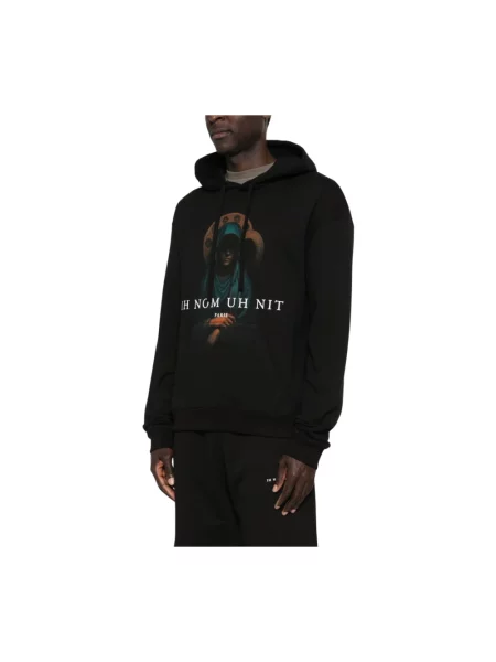 Bluza z kapturem Ih Nom Uh Nit z nadrukiem czarna