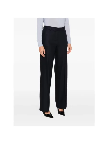 Spodnie Max Mara niebieskie