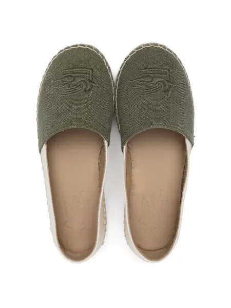 Espadryle dziecięce Etro zielone