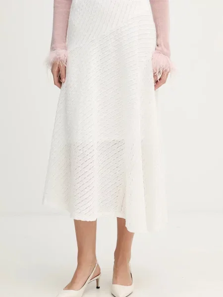 Dkny fustă midi evazați bej