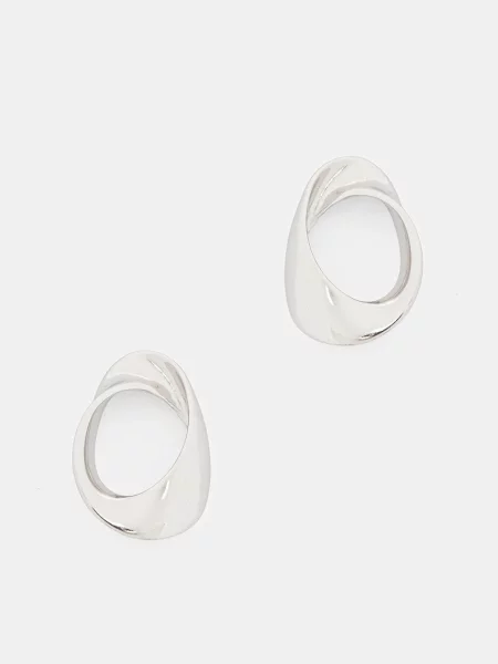 Srebrne naušnice Answear.LAB
