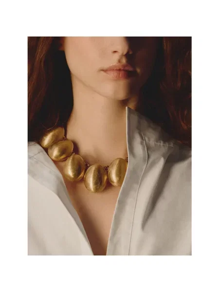 Naszyjnik Jacquemus żółty