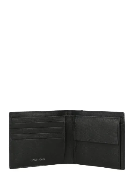Calvin Klein Peňaženka EMBLEM HW BILLFOLD W/COIN' čierna