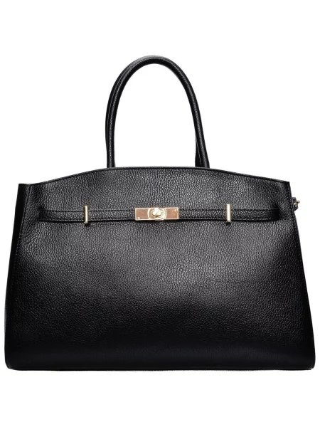 Geantă shopper Anna Luchini negru