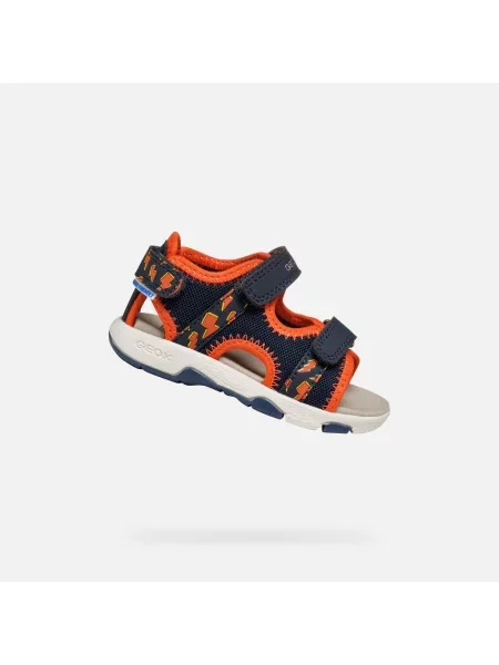 Sandały GEOX B SANDAL MULTY BOY niebieski