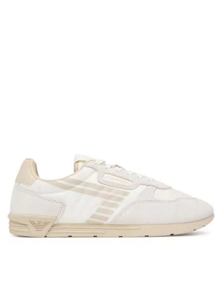 Sneakersy Emporio Armani beżowe