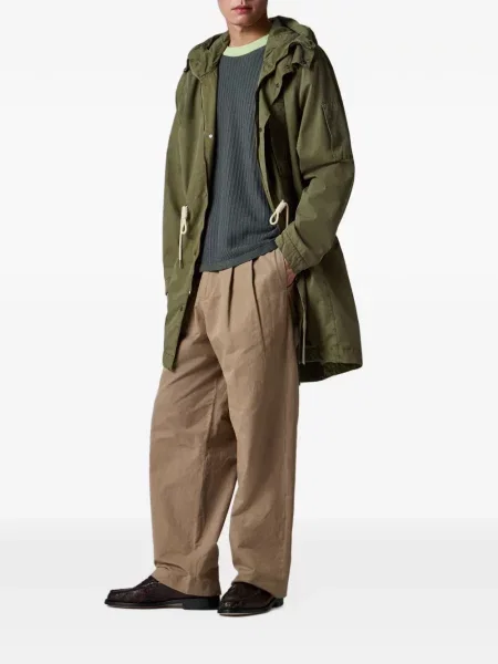 Palton Ps Paul Smith cu glugă cu cordon verde