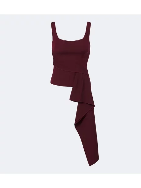 Top Roland Mouret de lână drapat