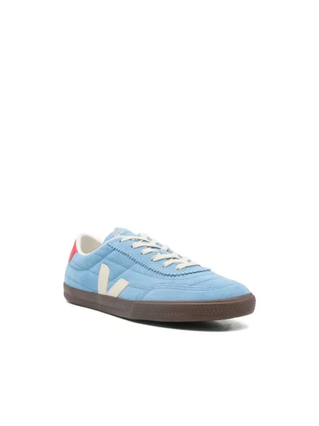 Sneakersy Veja skórzane niebieskie