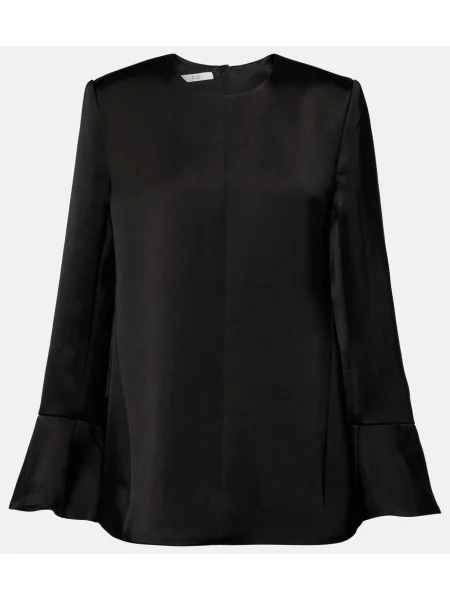Satenska bluza Co črna