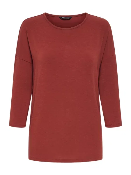 ONLY Tricou ONLGlamour burgundy roșu