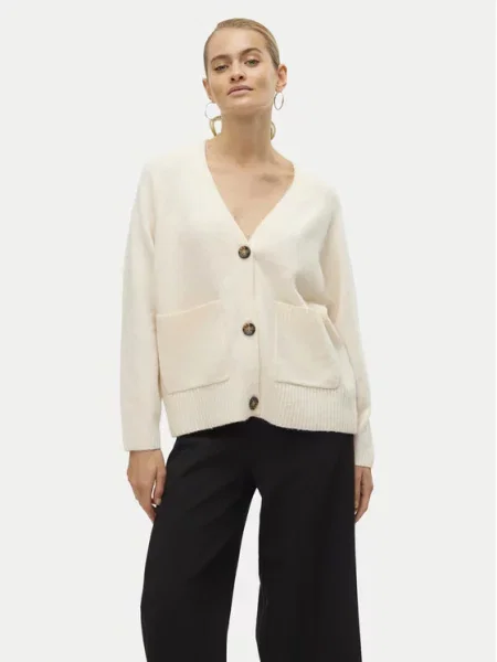 Vero Moda Kardigan Boom beżowy