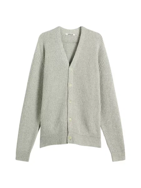 Jedwabny sweter Auralee w kolorze melanż