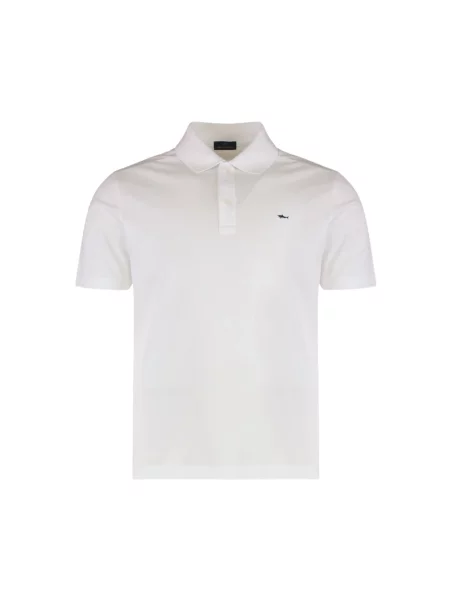 Koszulka polo Paul & Shark z krótkim rękawem biała