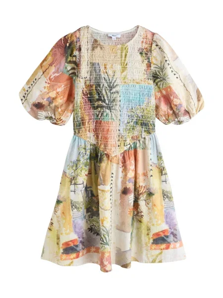 Next Rochie deschis / castaniu / oliv / verde închis bej