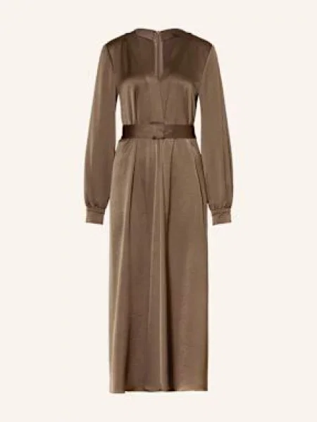 Riani Saténové Šaty khaki