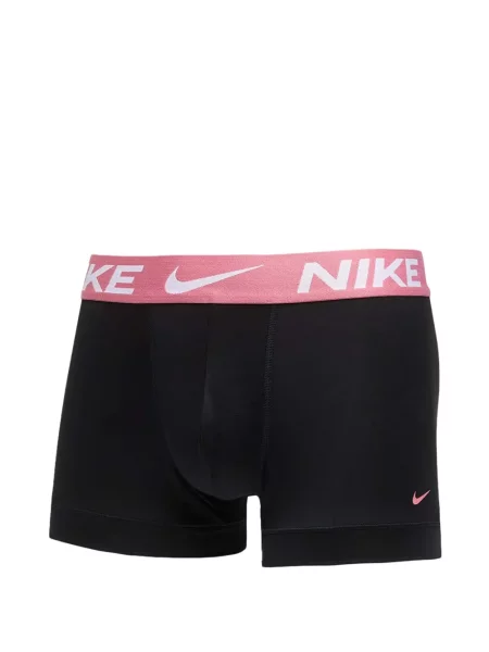 Бикини Nike с принт с връзки с дантела сиво