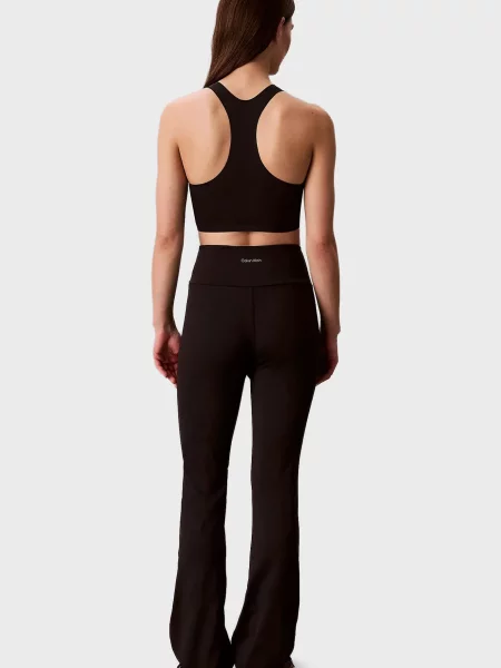 Расклешенные леггинсы Calvin Klein черные