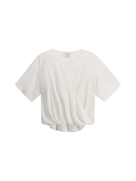 Bluzka 8pm z krótkim rękawem biała