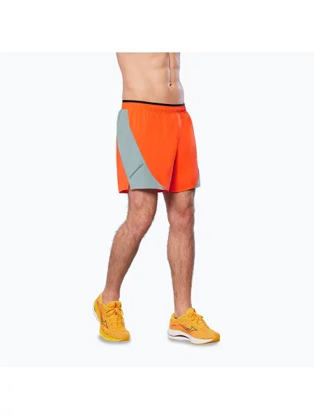 Spodenki do biegania Mizuno Alpha pomarańczowe