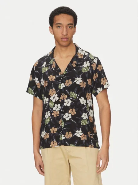 BOSS Košulja Beach crna