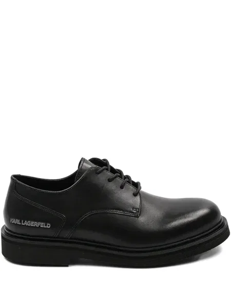 Pantofi derby Karl Lagerfeld cu șireturi din piele negru